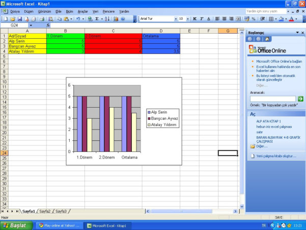 how do you make an excel spreadsheet live