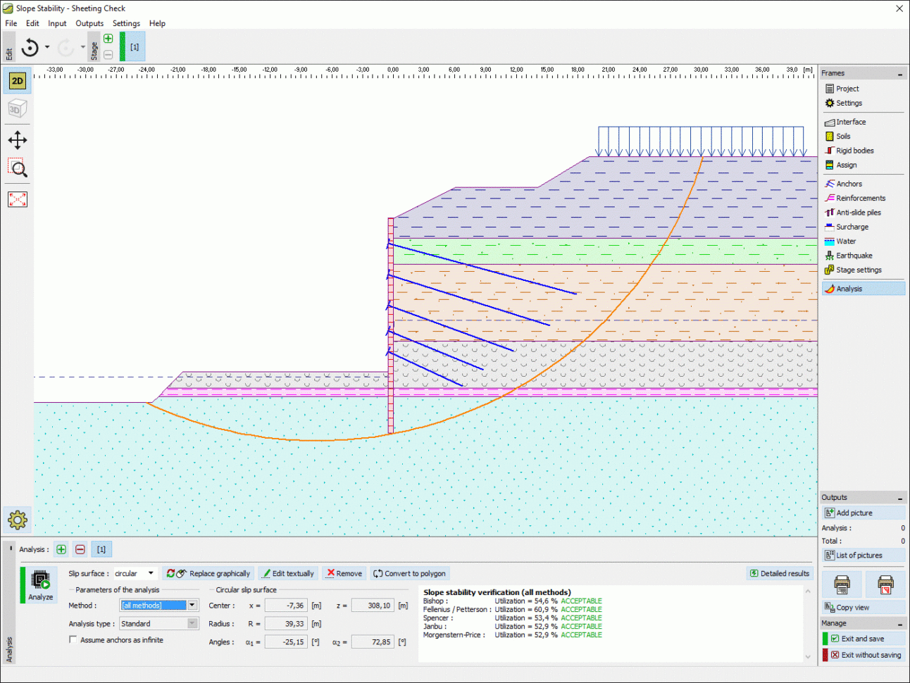 Sheet Pile Wall Design Spreadsheet With Regard To Sheeting Check Geotechnical Software Geo5 Fine Sheet Pile Wall Design Spreadsheet With Regard To Sheeting Check Geotechnical Software Geo5 Fine