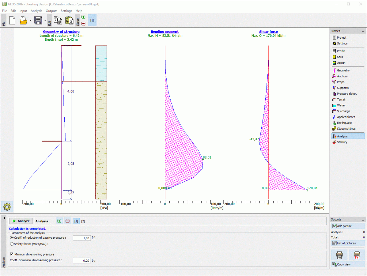 Shoring Design Spreadsheet With Regard To Sheeting Design Geotechnical Software Geo5 Fine Shoring Design Spreadsheet With Regard To Sheeting Design Geotechnical Software Geo5 Fine