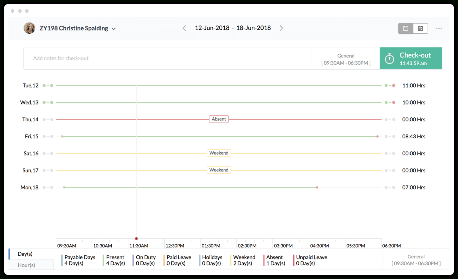 Sickness Absence Recording Spreadsheet Within Attendance Management System  Employee Attendance Tracker  Zoho People