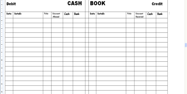 Simple Cash Book Spreadsheet Regarding Free Excel Spreadsheets For ...