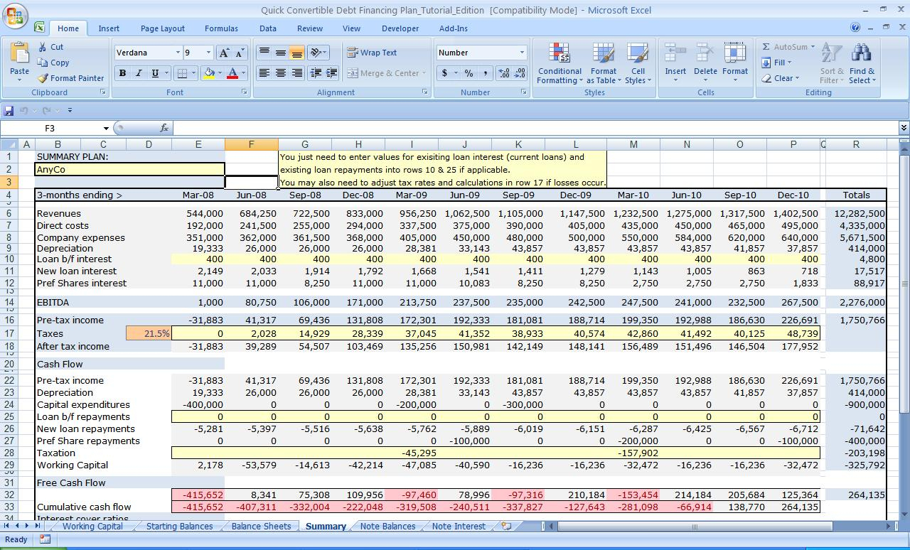 Simple Mrp Excel Spreadsheet —