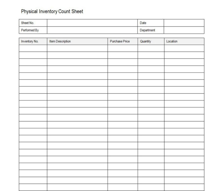 Simple Stocktaking Spreadsheet for Liquor Inventory Spreadsheets ...