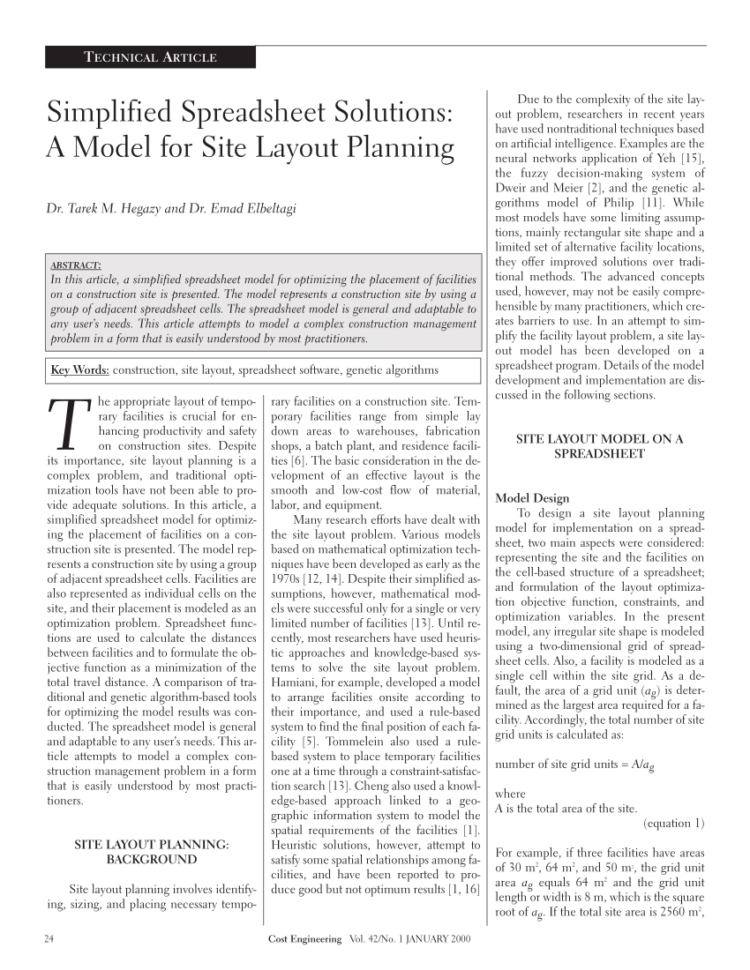 Simplex D Account Book Spreadsheet With Regard To Pdf Simplified Spreadsheet Solutions: A Model For Site Layout Planning Simplex D Account Book Spreadsheet With Regard To Pdf Simplified Spreadsheet Solutions: A Model For Site Layout Planning