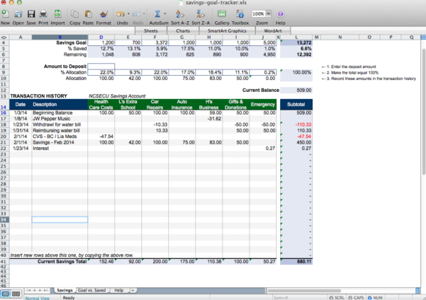 Sinking Fund Excel Spreadsheet — db-excel.com