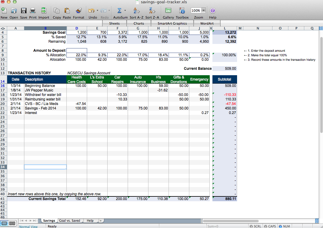 Sinking Fund Excel Spreadsheet Within Spreadsheet – Mintly: Our Journey Through Debt