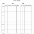 Slimming World Food Diary Spreadsheet For Diabetic Food Journal Template Gotta Yotti Co Diary Excel Daily