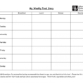 Slimming World Food Diary Spreadsheet intended for 011 Template Ideas Food Diary Excel Beautiful Printable Weekly Mini