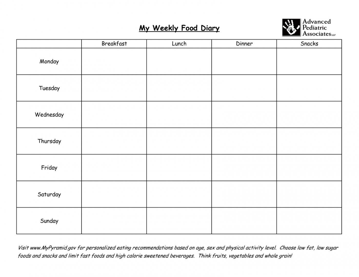 Slimming World Food Diary Spreadsheet Intended For 011 Template Ideas Food Diary Excel Beautiful Printable Weekly Mini