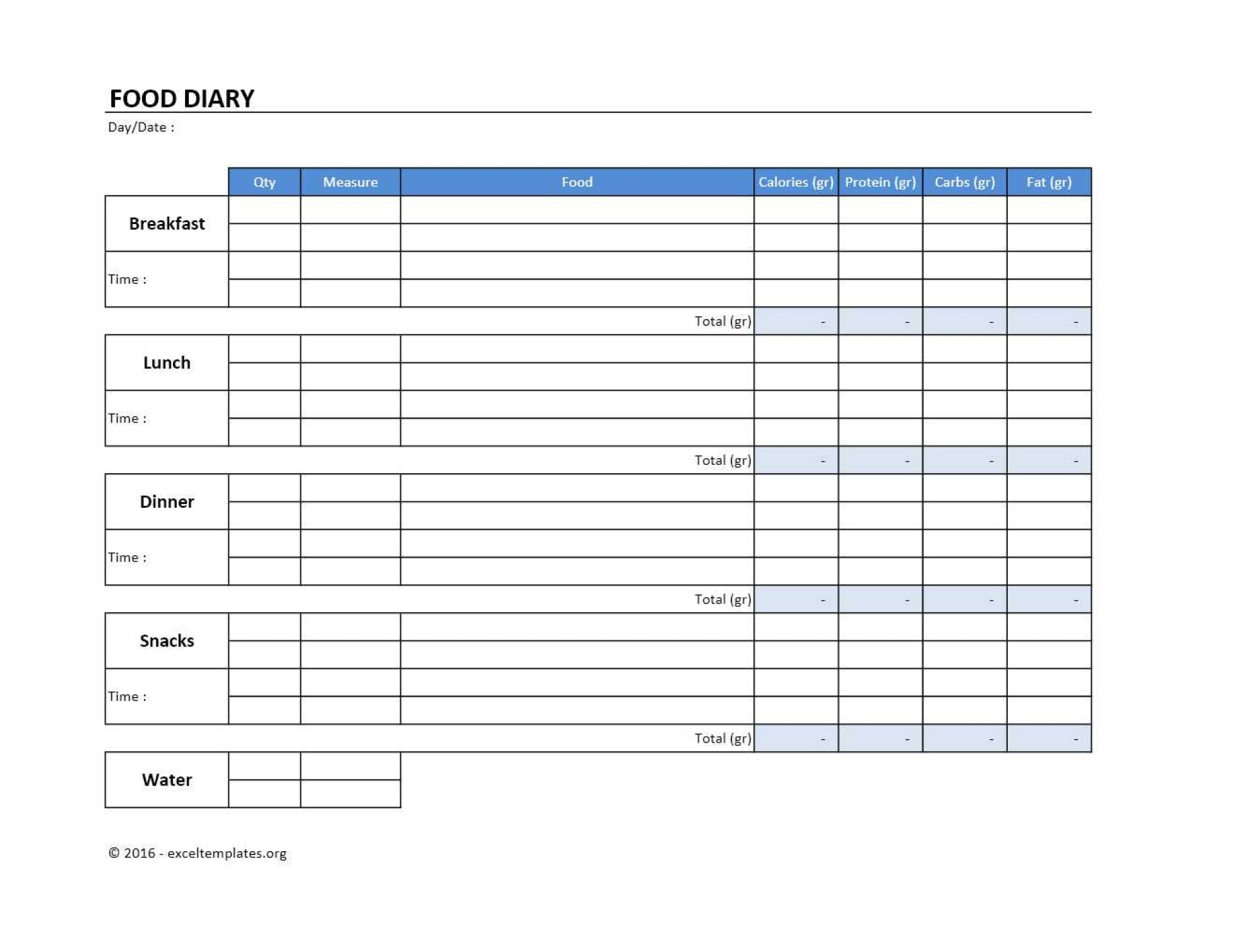 Slimming World Food Diary Spreadsheet Intended For 017 Food Diary Template Excel Ideas Weekly Printable 367301