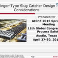Slug Catcher Sizing Spreadsheet Throughout Fingertype Slug Catcher And Inlet Receiving Design Considerations