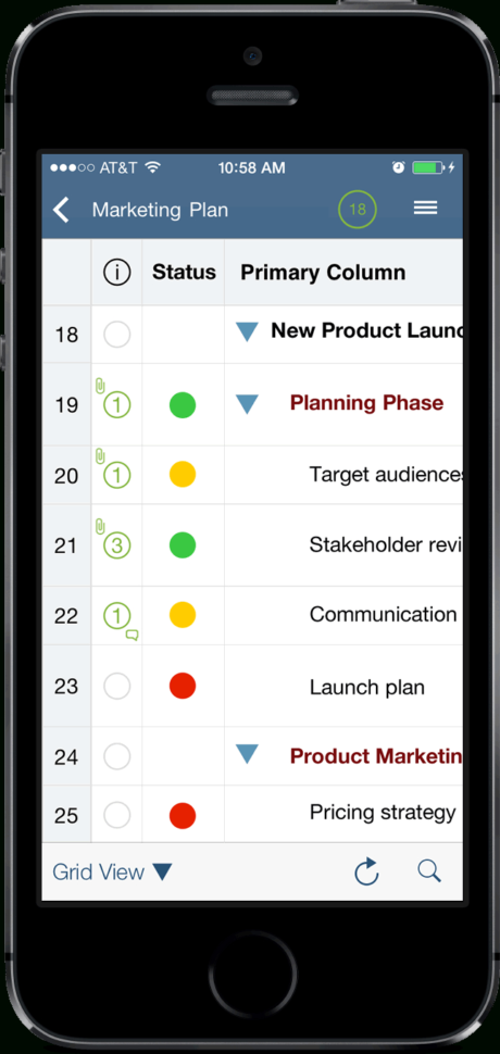 Smartsheet Spreadsheet Iphone With Smartsheet Launches Version 2.0 Of Ipad/iphone App, Bringing Fully