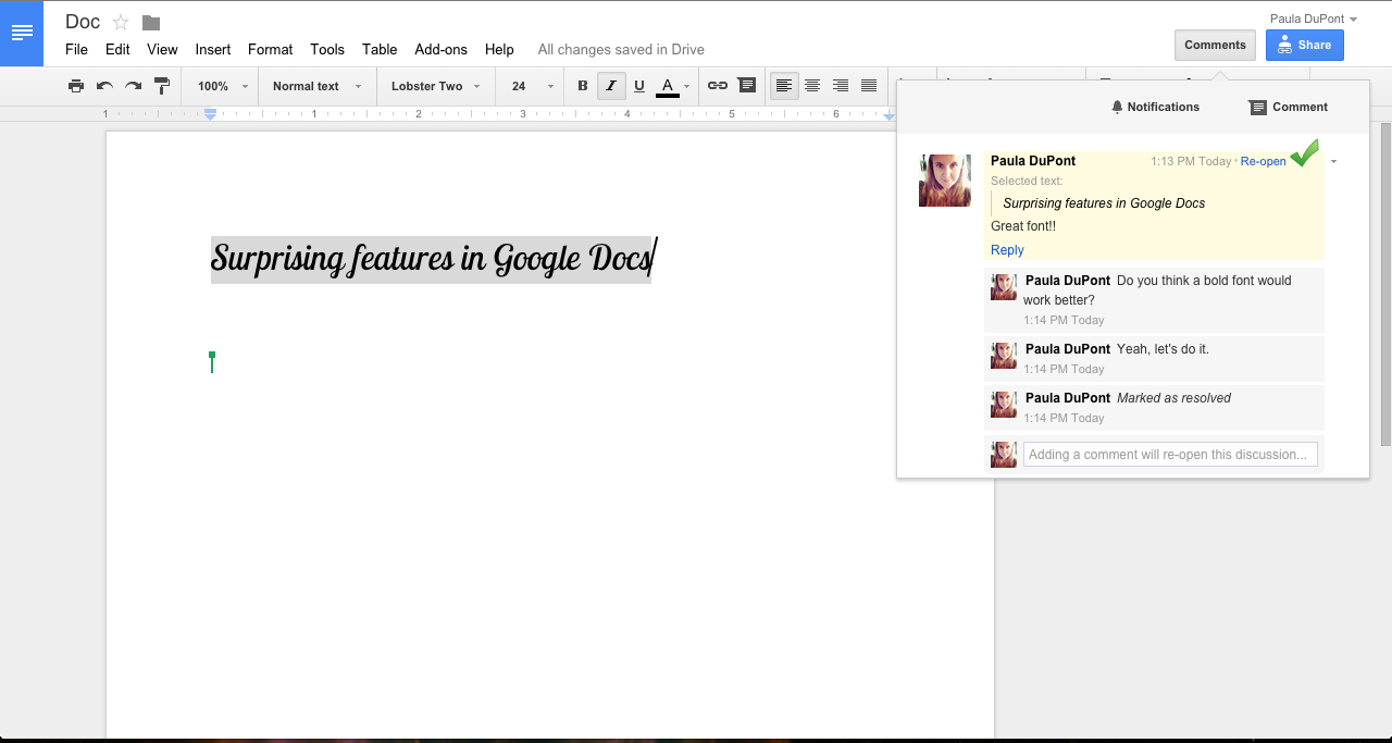 Sms To Google Spreadsheet Inside 40+ Google Docs Tips To Become A Power User