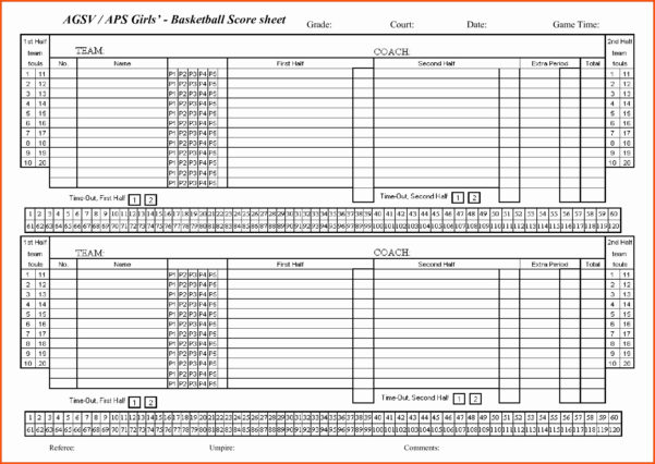 Soccer Stats Spreadsheet Template In Basketball Stat Sheet Template Free Printable Score Blank 3368
