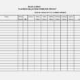 Soccer Tryout Evaluation Spreadsheet Inside Five Reliable Sources To  Form And Resume Template Ideas
