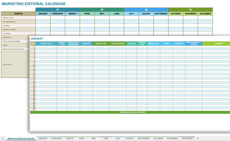 Social Media Planning Spreadsheet intended for 12 Free Social Media