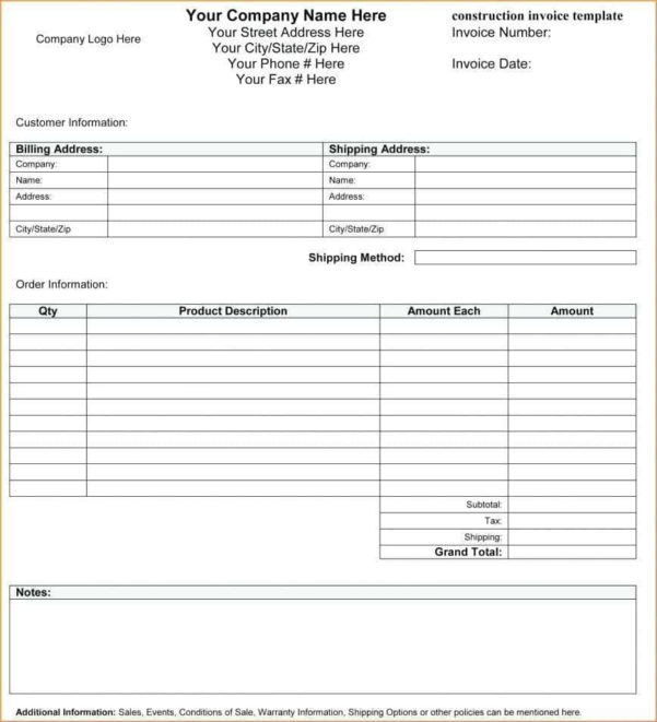 Sole Trader Spreadsheet Template throughout Invoice Template For A Sole ...