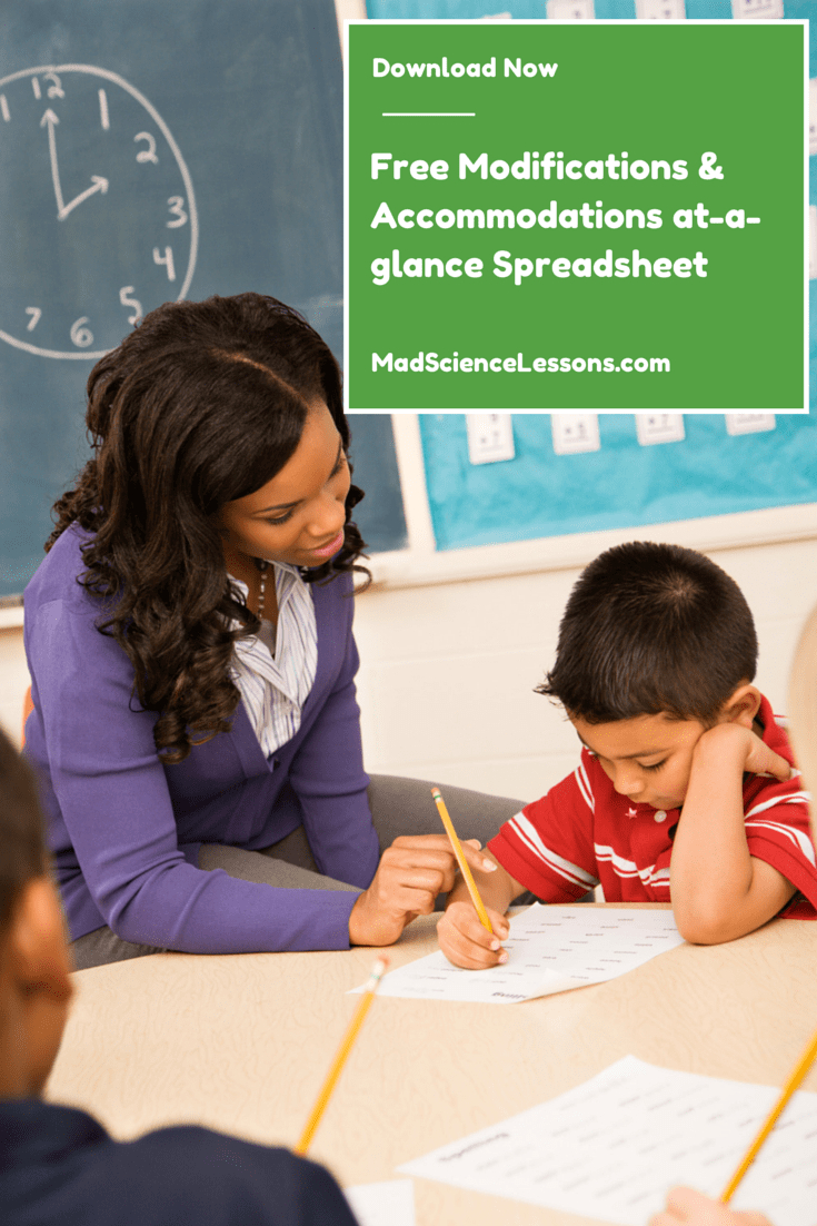 Special Education Accommodations Spreadsheet Pertaining To Download This Spreadsheet To View Student Accommodations And