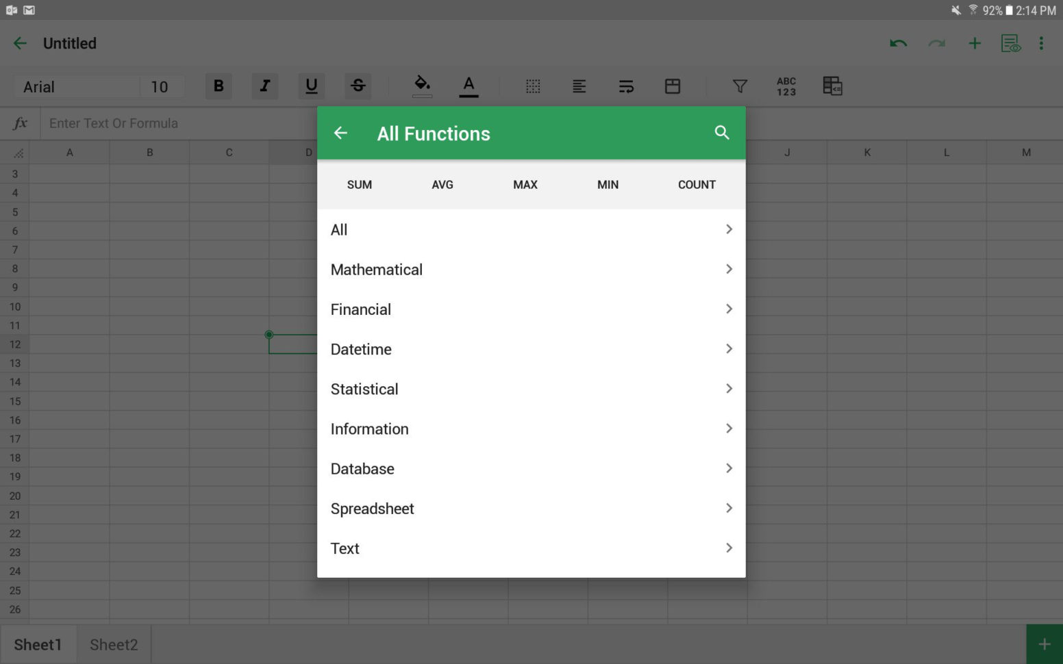 Spreadsheet App For Android Within The 5 Best Spreadsheet Apps For Android In 2018