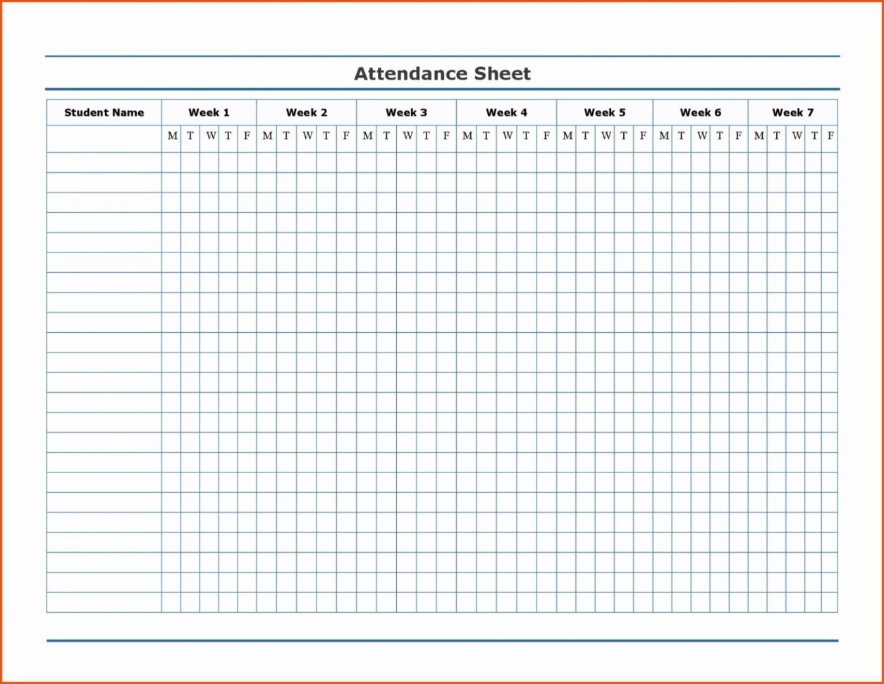 Spreadsheet Attendance Template For Spreadsheet Attendance Template Free Sheet Maggi Locustdesign Co