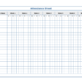 Spreadsheet Attendance Template Inside Employee Attendance Tracking Spreadsheet Template Free Google