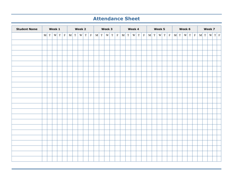 Spreadsheet Attendance Template inside Employee Attendance Tracking ...