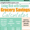 Spreadsheet Codes In Example Of Coupon Calculator Spreadsheet Grocery Excel Codes For