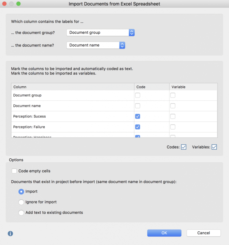 Spreadsheet Codes Regarding Survey Data From Excel  Maxqda  The Art Of Data Analysis  Maxqda