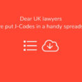 Spreadsheet Codes Within Dear Uk Lawyers  We've Put Jcodes In A Handy Excel Spreadsheet