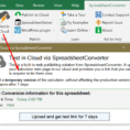 Spreadsheet Converter Review Inside Help: Publish To Cloud  Spreadsheetconverter