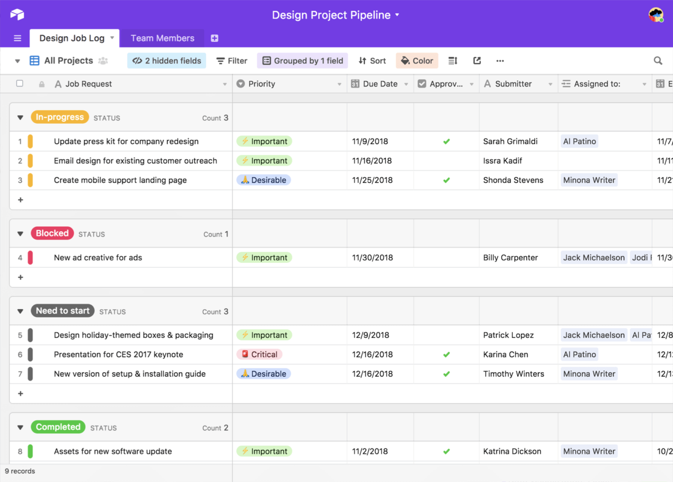 Spreadsheet Database Hybrid Pertaining To Airtable