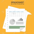 Spreadsheet Design Regarding Spreadsheet Design Illustration. Royalty Free Cliparts, Vectors, And