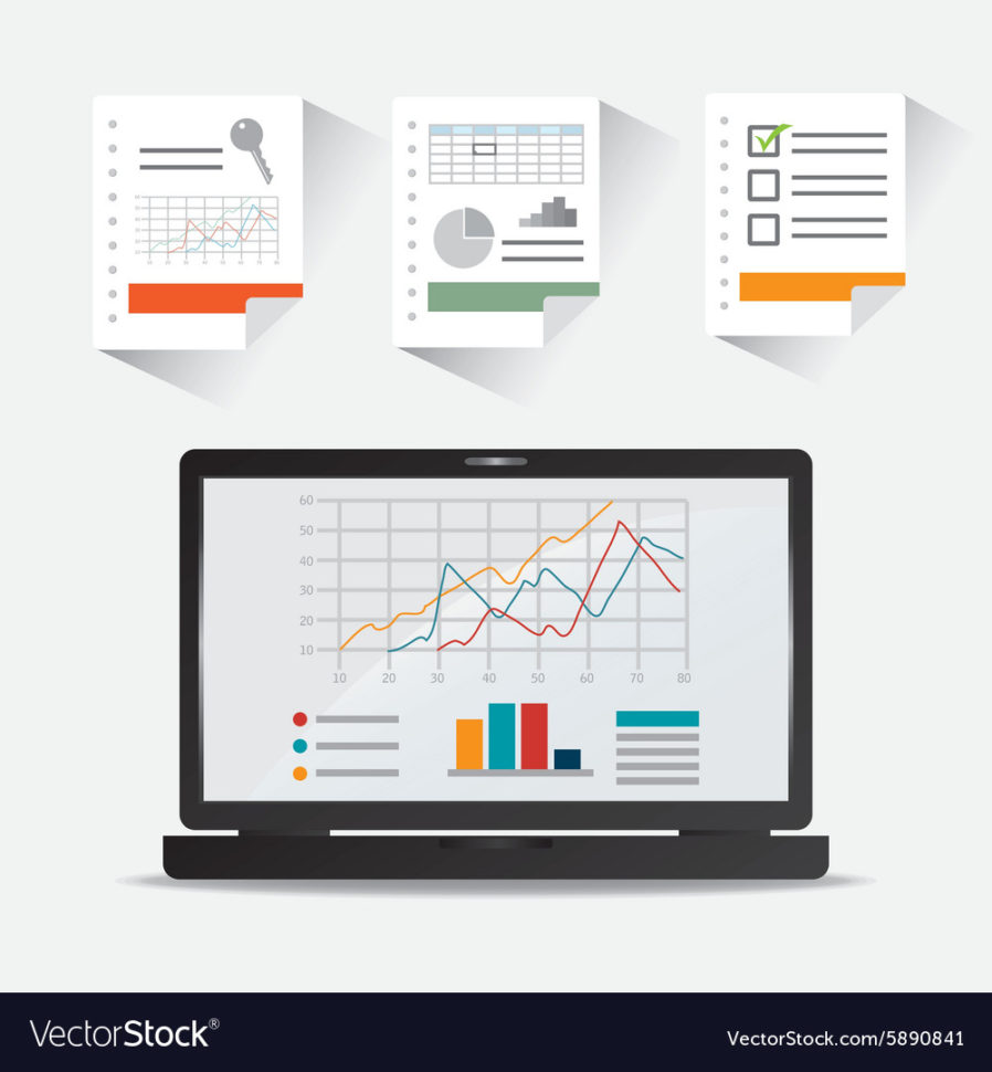 Spreadsheet Design Regarding Spreadsheet Design Royalty Free Vector Image  Vectorstock