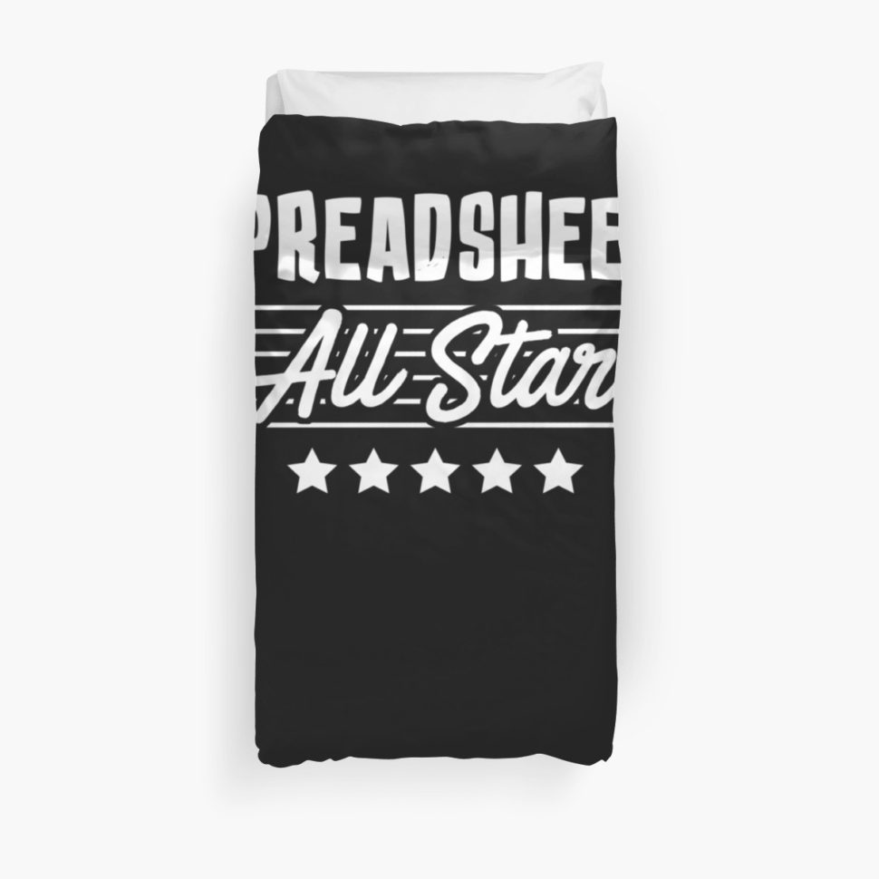 Spreadsheet Duvet Cover Pertaining To Computer Spreadsheet Geek Pun Apparel" Duvet Coverscustummmerch Spreadsheet Duvet Cover Pertaining To Computer Spreadsheet Geek Pun Apparel" Duvet Coverscustummmerch