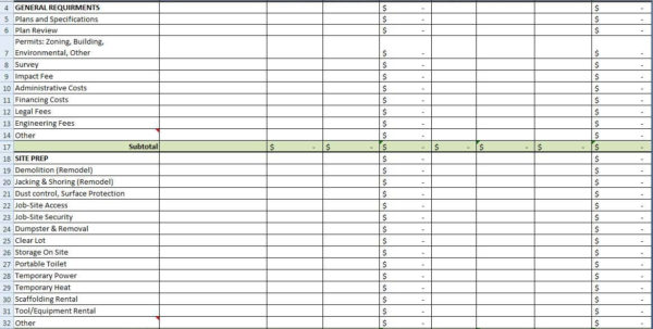 Spreadsheet For Building A House 1 Google Spreadshee cost spreadsheet ...