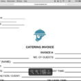 Spreadsheet For Catering Business In Catering Invoice Samples And 7 Free Invoices Template