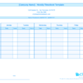 Spreadsheet For Employee Time Tracking Intended For Free Employee Timeacking Spreadsheet Weekly Timesheet Template For