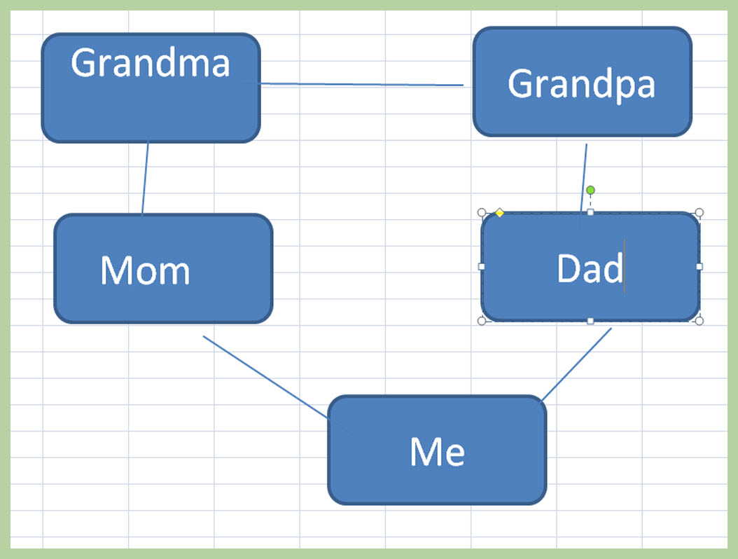 Spreadsheet For Family Tree With Regard To 3 Ways To Make A Family Tree On Excel  Wikihow