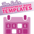 Spreadsheet For Hairdressers inside Free Salon Appointment Book Template  Worldwide Salon Marketing