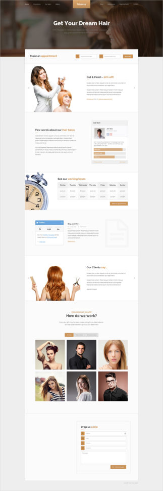 Spreadsheet For Hairdressers Within 18+ Beauty Salon Website Templates  Free  Premium Templates