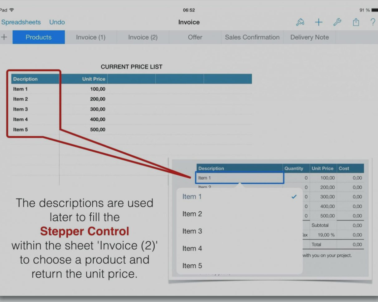 Spreadsheet For Ipad Free Download Within Apples Invoice Template Iwork How To Adjust The Left Margin In