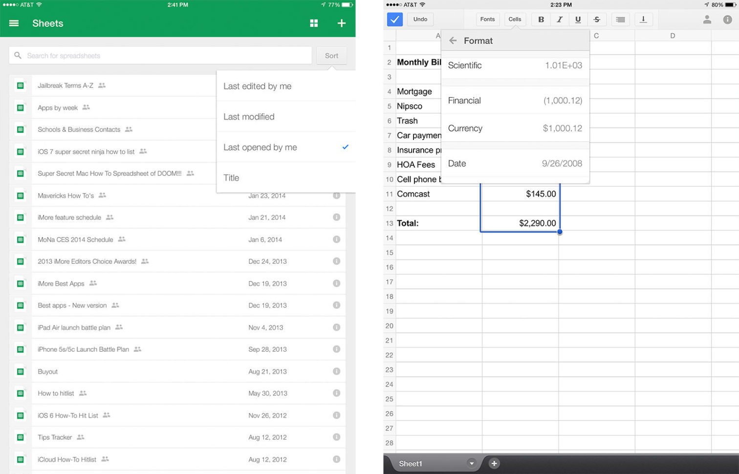 Spreadsheet For Ipad Intended For Google Sheets Iphone  Ipad Keyboard Shortcuts ‒ Defkey