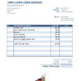 Spreadsheet For Lawn Mowing Business Download In Free Lawn Care Invoice Template  Free Business Template Inside Snow