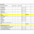 Spreadsheet For Monthly Income And Expenses Regarding Free Income And Expense Worksheet For Small Business Monthly