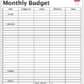 Spreadsheet For Monthly Income And Expenses Throughout Spreadsheet For Monthly Expenses Excel Templates Free Download Sheet