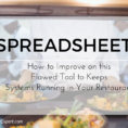 Spreadsheet For Restaurant Management Pertaining To Restaurant Spreadsheets Are Dead  The Restaurant Expert
