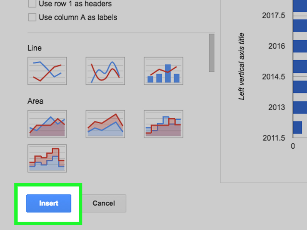 Spreadsheet Graph For How To Create A Graph Using A Spreadsheet With Pictures