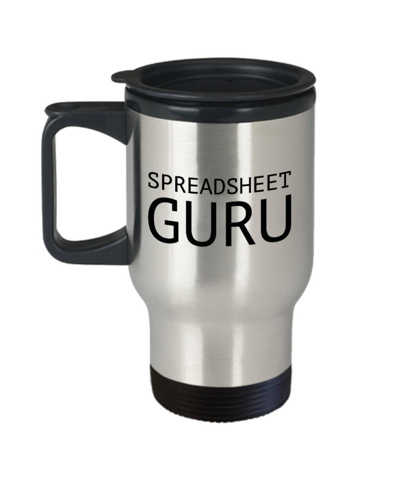 Spreadsheet Guru For Funny Accountant Travel Mug Accountant Gift Idea  Etsy