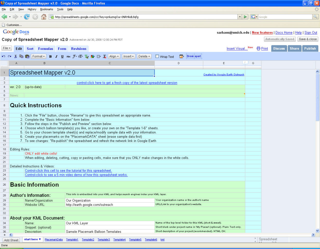 Spreadsheet Mapper With Spatial Synthesis