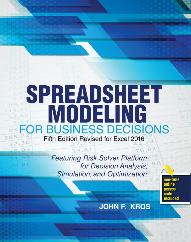 Spreadsheet Modeling And Decision Analysis 6Th Edition Pdf In Textbooks: Bundled With Palisade's Risk  Decision Analysis Software